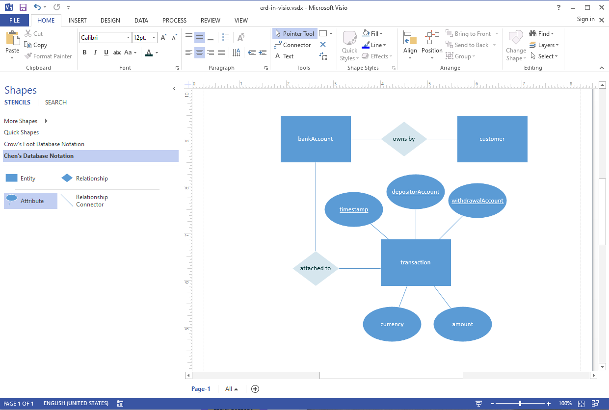 Database Design and Implementation: EER Diagram Help Using Microsoft Visio at GrabMyHomework.com